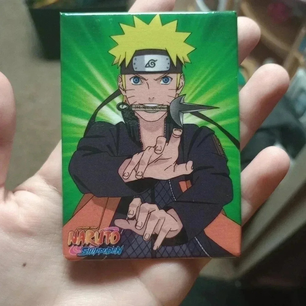 Naruto Shippuden green orange anime manga collectors Sasuke magnet decor home si